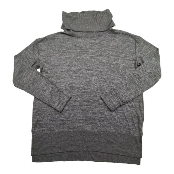 GAP Sweaters - Gap Sweater Softspun Cowl-Neck Brushed Soft Baby Tweed Turtleneck Green Womens L